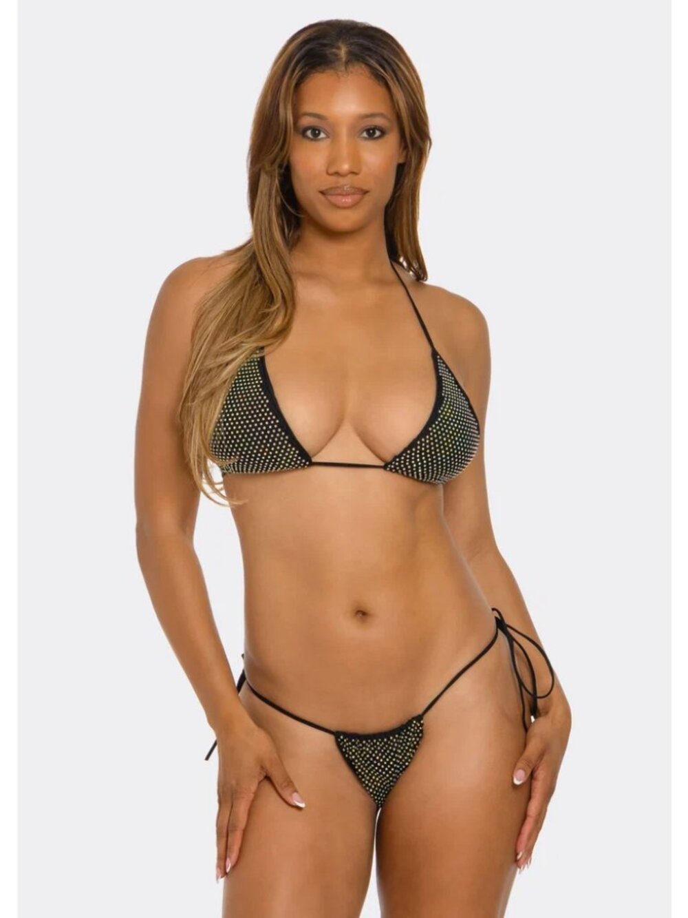 Rhinestone Riot Bikini Set
